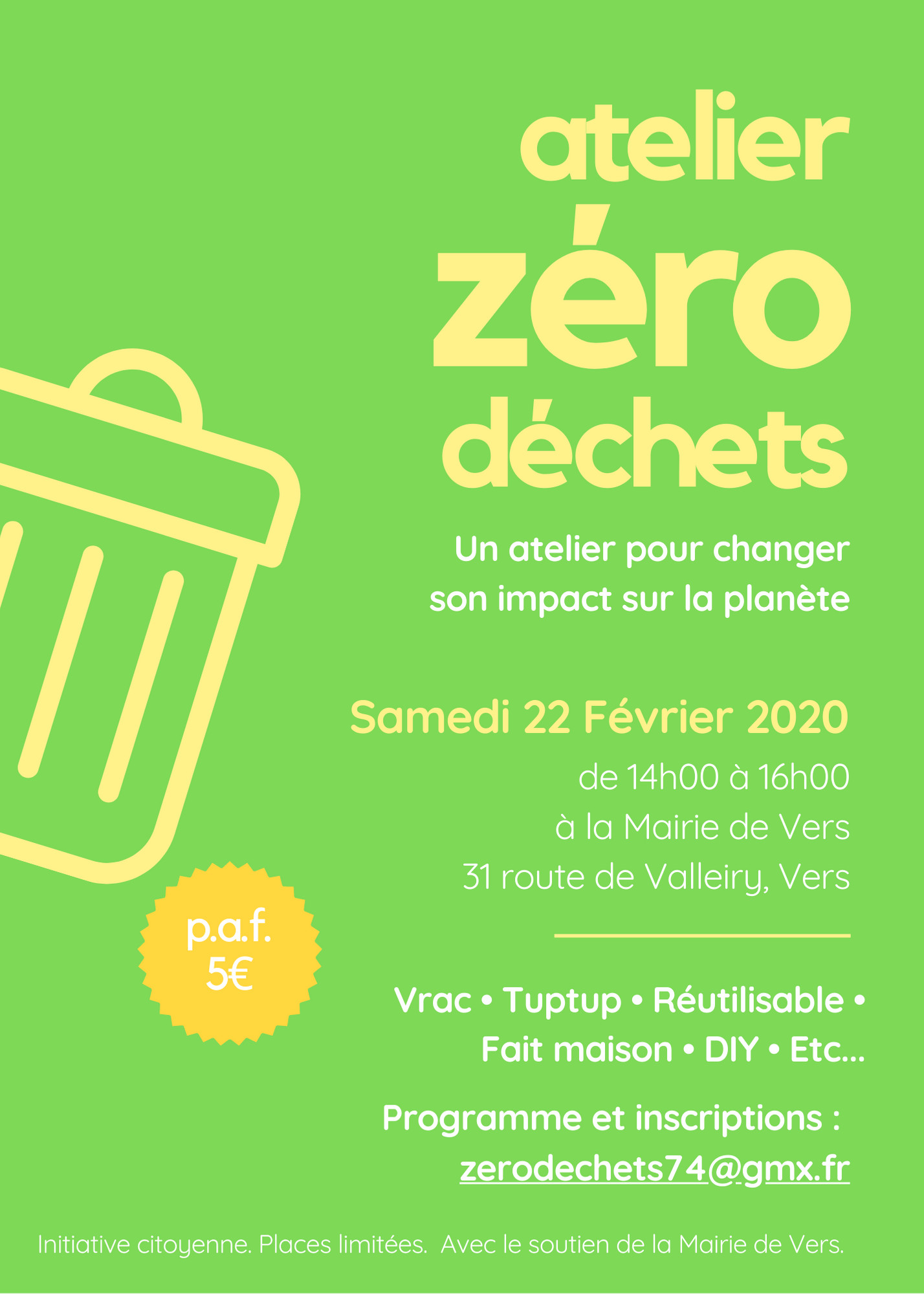 atelier zero dechets